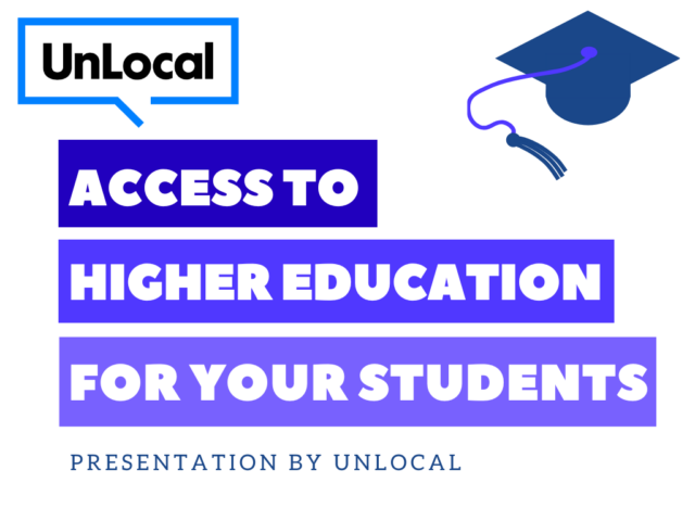 Access to Higher Education for Your Students (Teachers Edition)